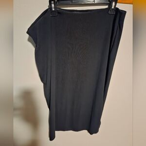 Black Ribbed Torrid Bodycon Skirt